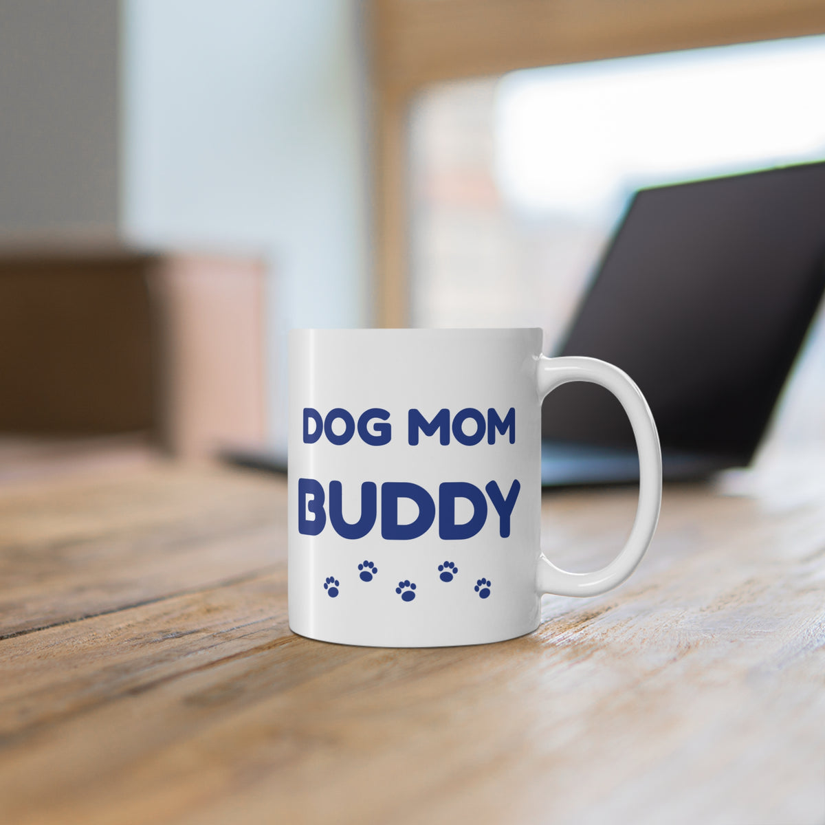 Personalized Dog Mom Mug with Pet Name - Custom Cat Mom, Dog Dad Coffee Mug