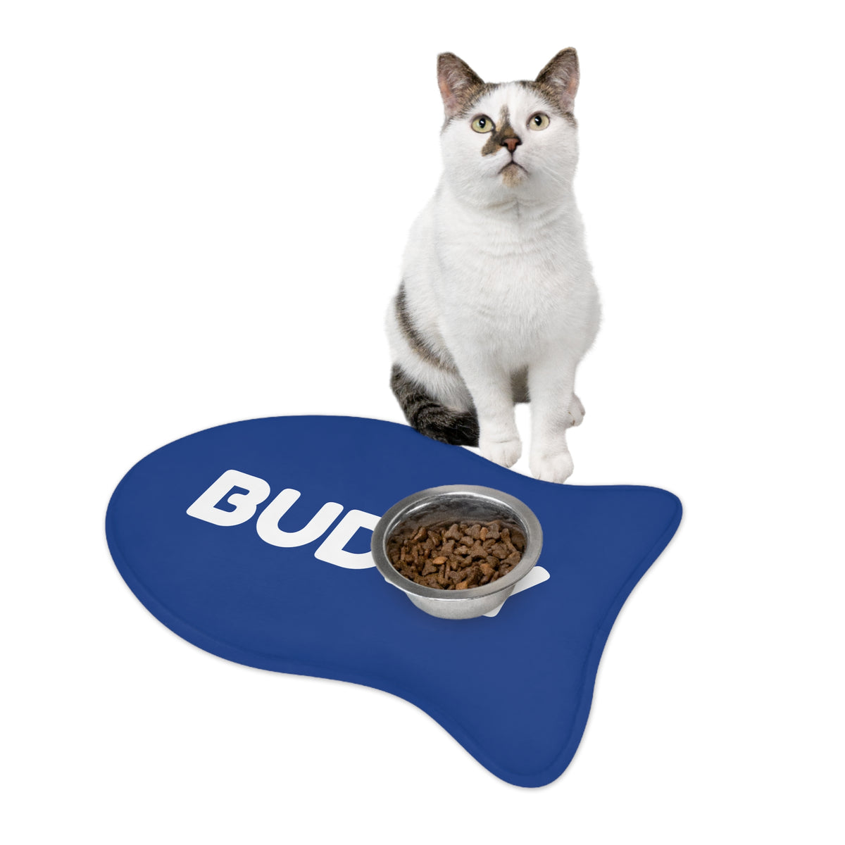 Personalized Pet Feeding Mat with Name - Non-Slip Dog Bowl Mat