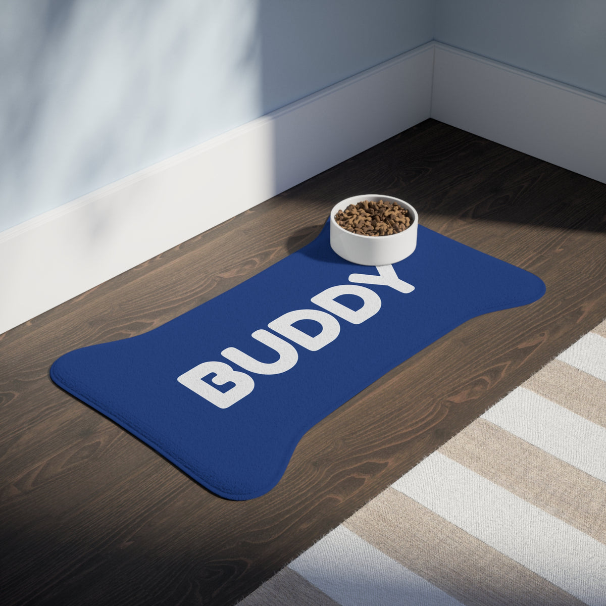 Personalized Pet Feeding Mat with Name - Non-Slip Dog Bowl Mat