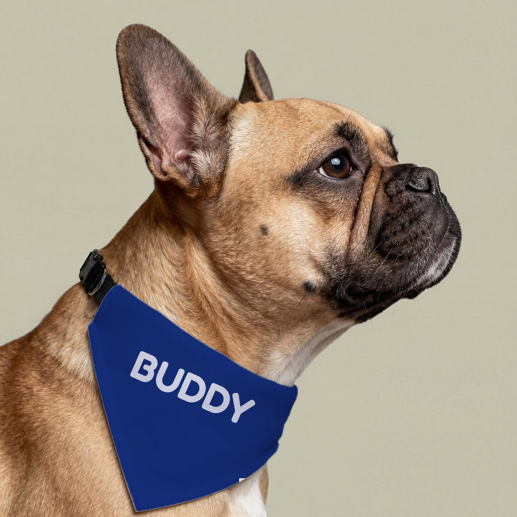 Personalized Dog Bandana with Name - Clip-On Collar Bandana