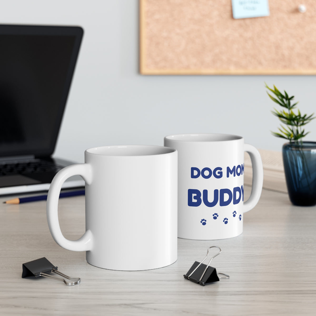 Personalized Dog Mom Mug with Pet Name - Custom Cat Mom, Dog Dad Coffee Mug